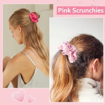 Satin Scrunchies Set of 12 - Vibrant Hair Accessories for All