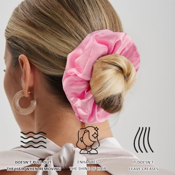Satin Scrunchies Set of 12 - Vibrant Hair Accessories for All