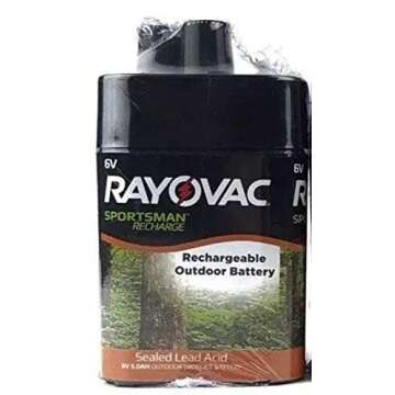 Rayovac 6V Rechargeable Lantern Battery - Eco-friendly and Compact