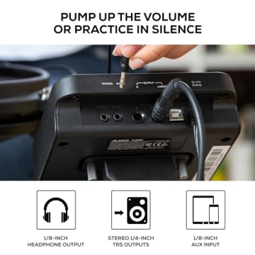 Alesis Turbo Mesh Kit Electric Drum Set For Beginners