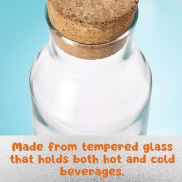 Ikea 365 Glass Carafe with Cork Stopper for All Beverages