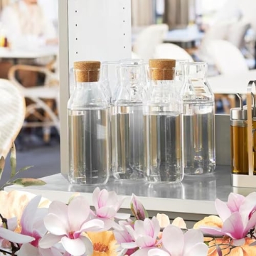 Ikea 365 Glass Carafe with Cork Stopper for All Beverages