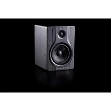 M-Audio BX5 Carbon Black | 5" Single Speaker Studio Monitor with Magnetic Shielding (70-watt Class A/B Power)