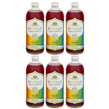 Gt's Enlightened Kombucha, Trilogy, 48 Fluid Ounce (pack Of 06)