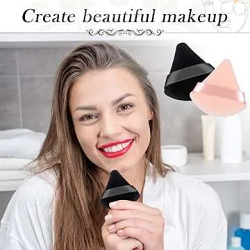 Patelai Triangle Powder Puff for Flawless Makeup Application