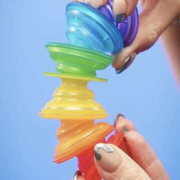 PopSockets Fidget Train with Expanding PopSockets , Premium Fidget Toy, ASMR, Toys for Adults and Kids