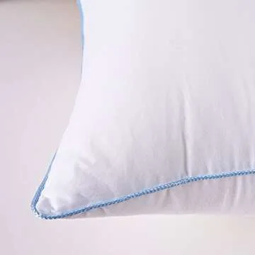 HOMESJUN Cotton Pillows Set of 2 for Ultimate Comfort
