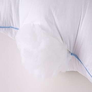 HOMESJUN Cotton Pillows Set of 2 for Ultimate Comfort