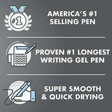 Pilot G2 Retractable Gel Pens with Purple Ink, 6 Count