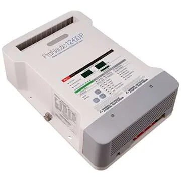 ProMariner 63160 ProNauticP Series 1260P - 12 Volt, 60 Amp Battery Charger & 63100 ProNautic P Helm Remote with LCD Display for ProNautic P Battery Charger
