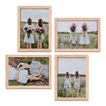 ATOBART 5x7 Oak Wood Picture Frames for Home Decor