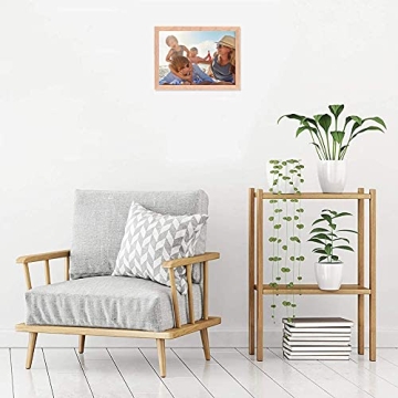 ATOBART 5x7 Oak Wood Picture Frames for Home Decor