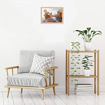 ATOBART 5x7 Oak Wood Picture Frames for Home Decor