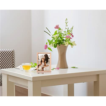 ATOBART 5x7 Oak Wood Picture Frames for Home Decor