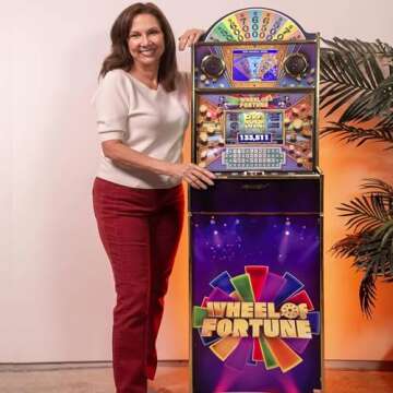 Arcade1Up Wheel of Fortune Casinocade Deluxe Arcade Game 5 Ft Tall Stand Up Cabinet