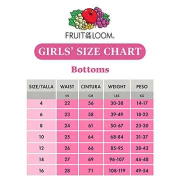 Fruit of the Loom Girls' Tag Free Cotton Brief Underwear Multipacks, Brief-20 Pack-Black/Pink/Grey, 10