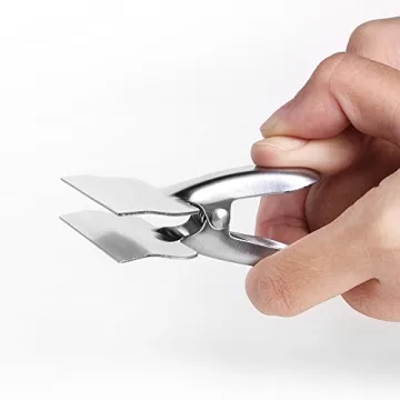 MORSLER Chip Clips & Stainless Steel Heavy-Duty Food Bag Clips 8 Packs - Large and Durable with 3 Inch Wide, Perfect for Air Tight Seal Grips on Coffee,Food & Bread Bags,Office Kitchen Home Usage