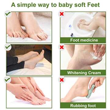 Alfea Foot Peel Mask 2 Pack for Soft Baby Feet
