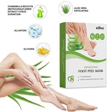 Alfea Foot Peel Mask 2 Pack for Soft Baby Feet