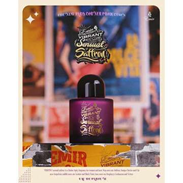 Paris Corner VIBRANT SENSUAL SAFFRON EMIR 3.4 Fl Oz Fragrance for Men Perfumes