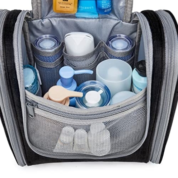 Narwey Hanging Travel Toiletry Bag - Compact Organizer for All