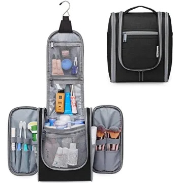 Narwey Hanging Travel Toiletry Bag - Compact Organizer for All