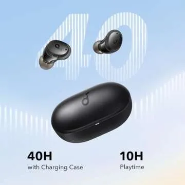 Soundcore by Anker Life A3i Noise Cancelling Wireless Earbuds, Bluetooth 5.2, Hybrid ANC, Deep Bass, AI-Enhanced Calls with 6 Mics, 40H Playtime, Fast Charging, 22 Custom EQ, Transparency Mode