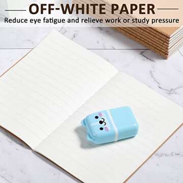 Kraft Notebooks Set of 50 Perfect for School and Travel