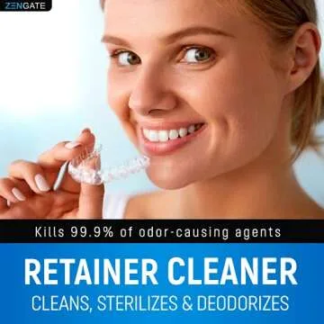 ZENGATE Retainer Cleaner Tablets – Fast Clean for Dental Devices