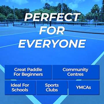 BISONCAN Pickleball Paddle Set for Family Fun and Exercise