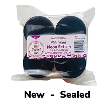 Vibrant Oh! Sweet Art Edible Petal Dust Neon Set for Cakes