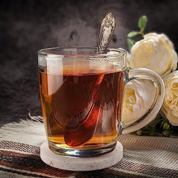 Natural Travertine Marble Coasters Set of 4 Modern Drink Protectors