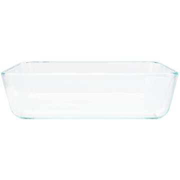 Pyrex 7210 3-Cup Clear Glass Storage Dish OV-7210 Glass with White Silicone Lid