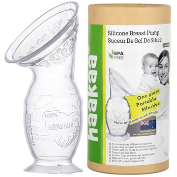 Haakaa Manual Breast Pump with Suction Base for Moms