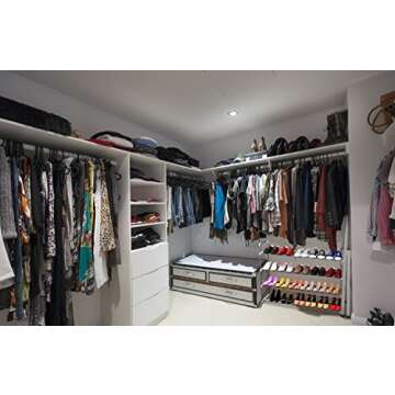 Stylish 4-Tier Shoe Organizer for Easy Shoe Storage