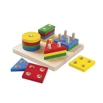 PlanToys Geometric Sorting Board Educational Eco-Friendly Toy