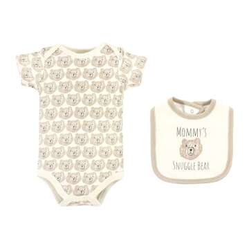 Hudson Baby Cotton Sleep and Play Set for Infants