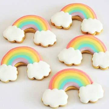 YUHAO Unicorn Cookie Cutter Set - 5 Fun Shapes for Baking