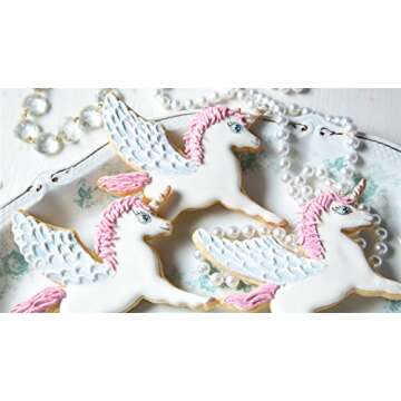 YUHAO Unicorn Cookie Cutter Set - 5 Fun Shapes for Baking