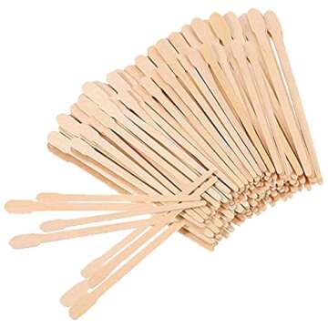 Gold Cosmetics Small Wax Sticks 300-Piece Set for Hair Removal