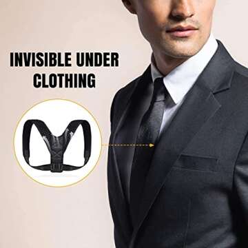 Adjustable Posture Corrector for Back Pain Relief