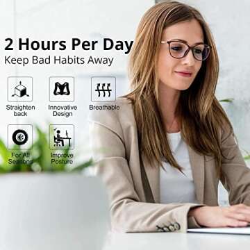 Adjustable Posture Corrector for Back Pain Relief