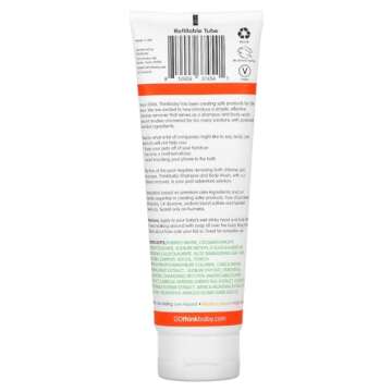 Thinkbaby Chlorine Remover Shampoo & Body Wash – Safe, Gentle After Swim Baby Bath Soap – Natura...