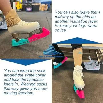 SkatingSpirit Knee High Socks - Non-Slip and Comfortable