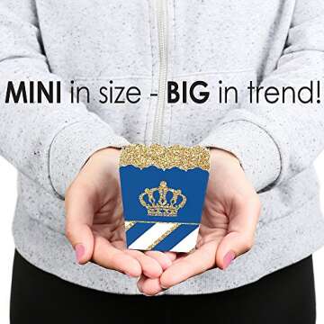 Royal Prince Charming Mini Favor Boxes for Celebrations
