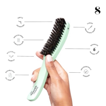 Mane Master Boar Bristle Brush Smooth Shiny Hair Care