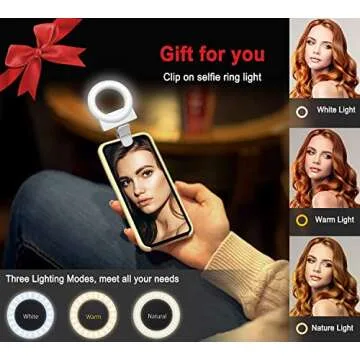 Auto Face Tracking Tripod, 360° Rotation Phone Camera Mount with Selfie Ring Light, No App, Battery Operated Smart Shooting Holder for Live Vlog (Pink)