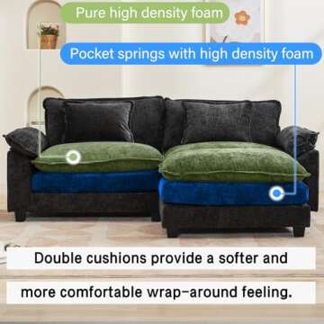 Oprisen Modular Sectional Sofa - Comfy Cloud Design