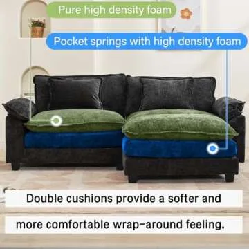 Oprisen Modular Sectional Sofa - Comfy Cloud Design