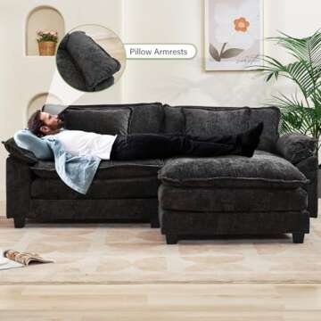 Oprisen Modular Sectional Sofa - Comfy Cloud Design